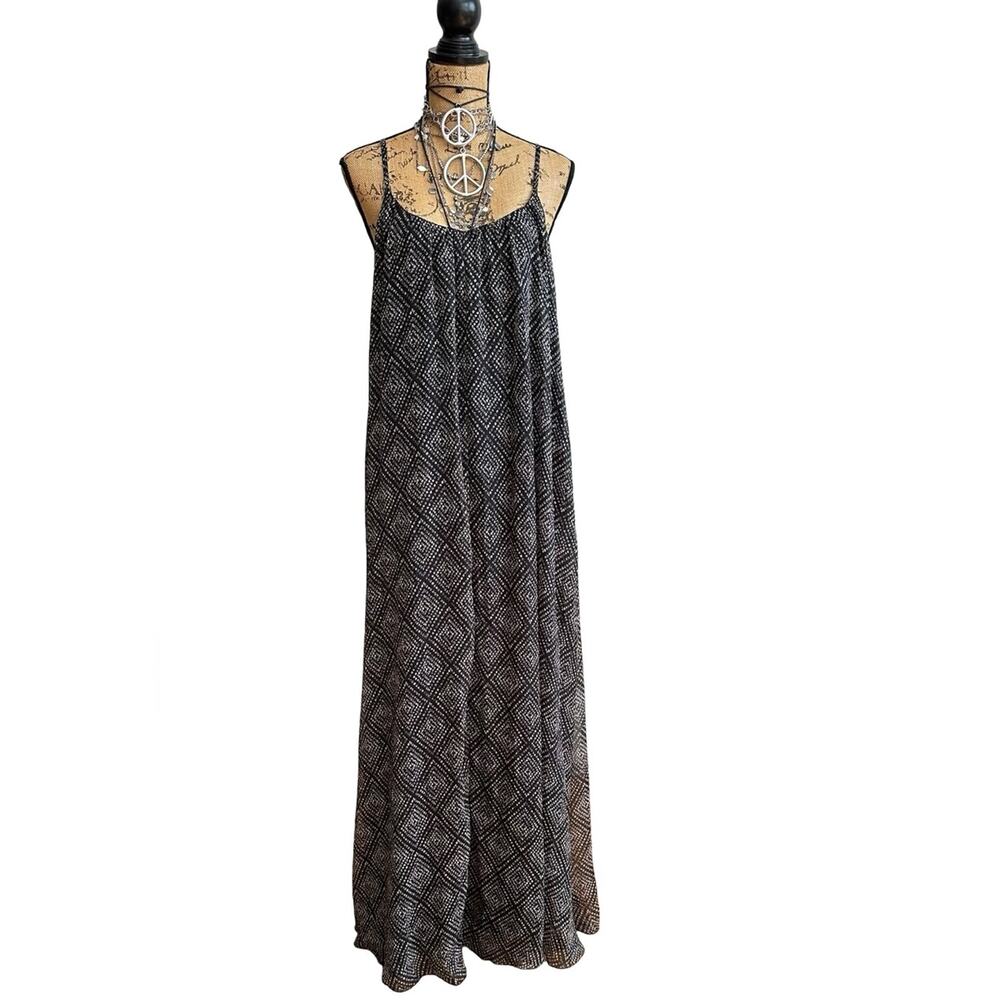 Jessica Simpson Black & White Geometric Maxi Skirt - SIZE L - LARGE - Picture 10 of 10
